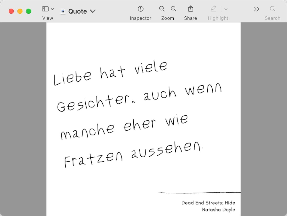 Handwritten text recognition